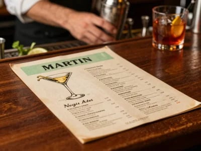 The Resurgence of Mid-Century Cocktail Menus Explained - detail